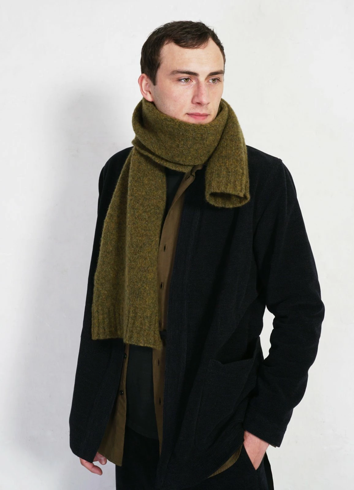HANSEN GARMENTS LARS | Rib Stitch Scarf | Garden 6 HANSEN GARMENTS LARS | Rib Stitch Scarf | Garden - Image 4
