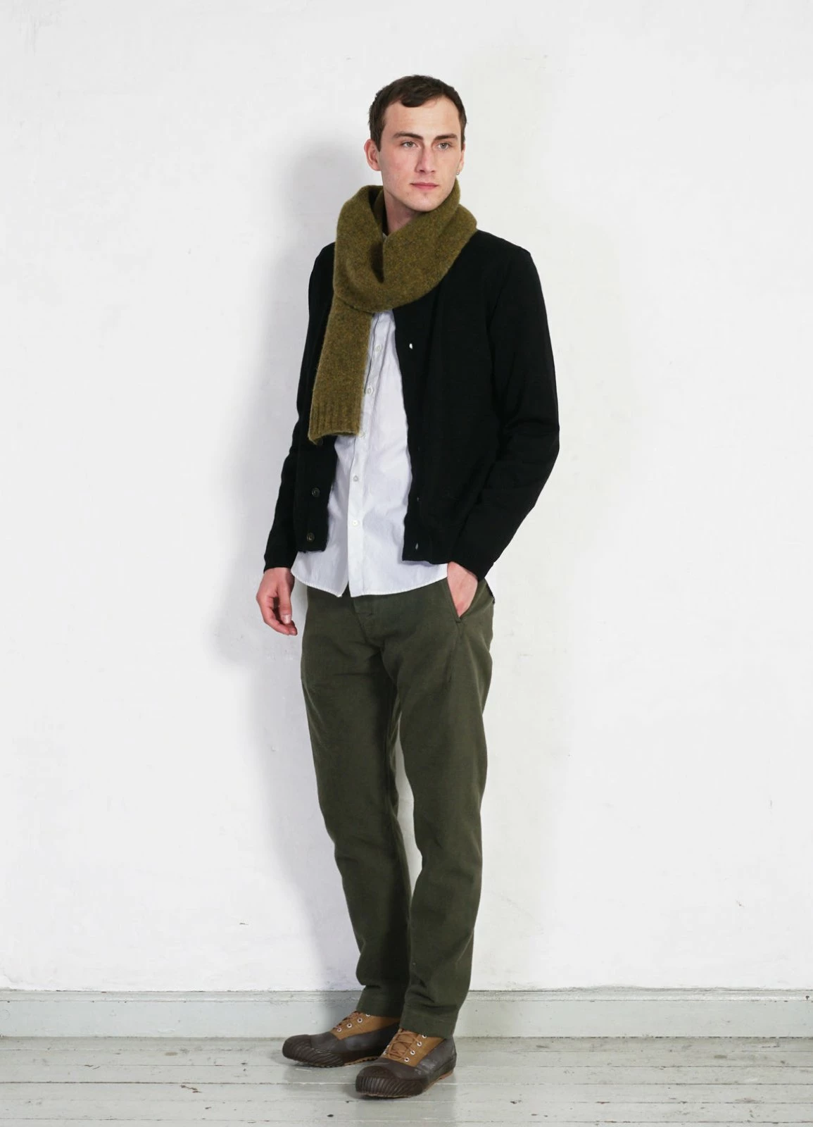HANSEN GARMENTS LARS | Rib Stitch Scarf | Garden 9 HANSEN GARMENTS LARS | Rib Stitch Scarf | Garden - Image 7