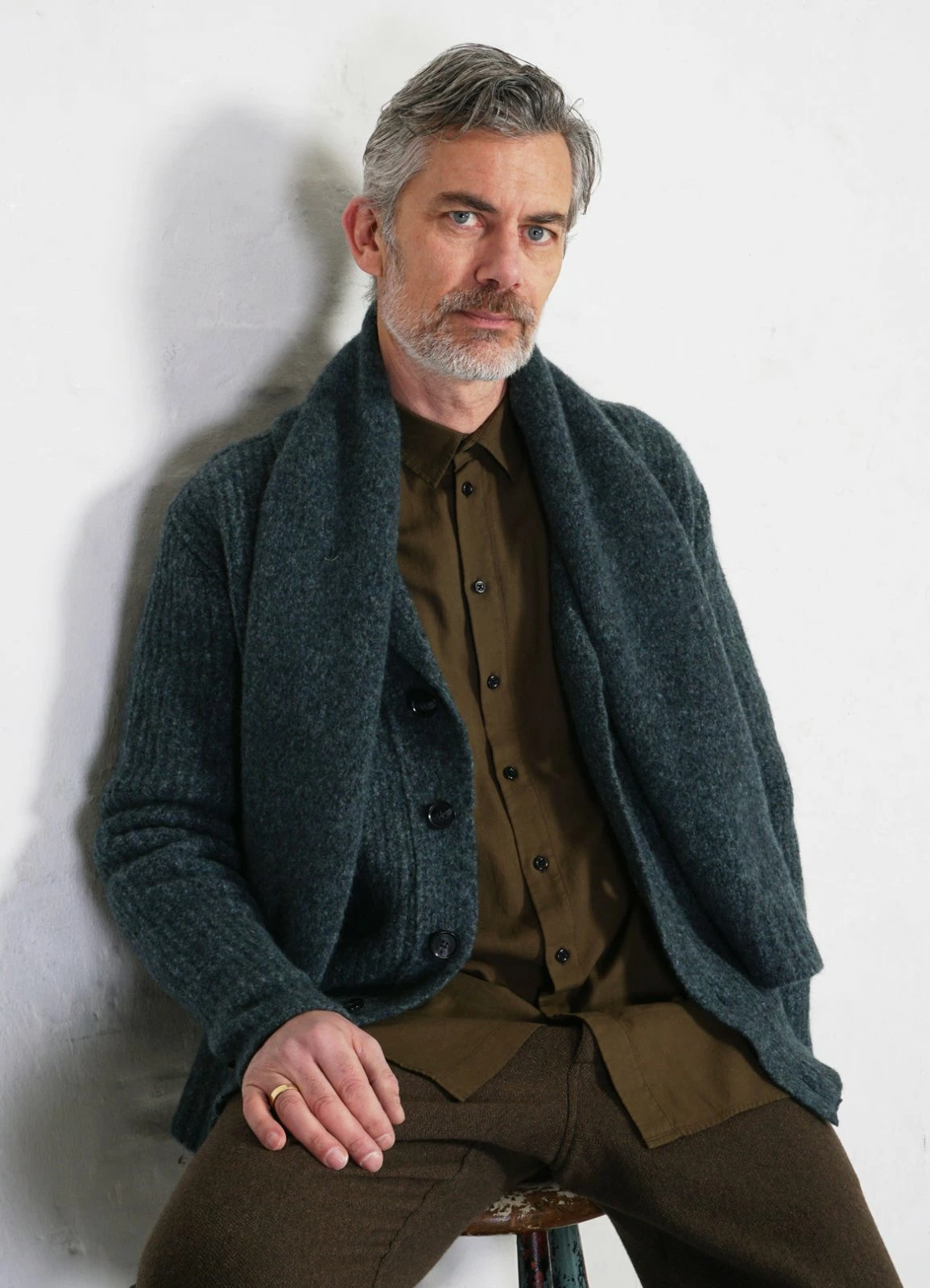 HANSEN GARMENTS LARS | Rib Stitch Scarf | Petrolium 4 HANSEN GARMENTS LARS | Rib Stitch Scarf | Petrolium - Image 2