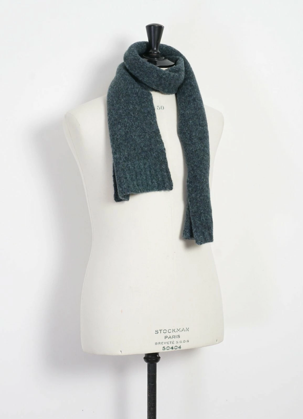HANSEN GARMENTS LARS | Rib Stitch Scarf | Petrolium 5 HANSEN GARMENTS LARS | Rib Stitch Scarf | Petrolium - Image 3