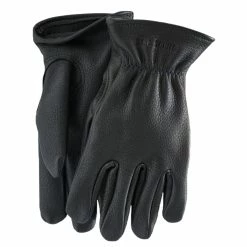 Red Wing LEATHER GLOVE | Lined Buckskin | Black