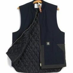 MOUNTAIN RESEARCH LOGGER'S VEST | Navy -Heschung shop loggers vest navy mountain research 175224