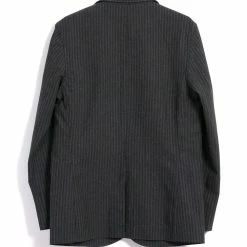 HANSEN GARMENTS LUKAS | Blazer Jacket | Grey Pin -Heschung shop lukas blazer jacket grey pin hansen garments 372643