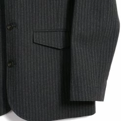 HANSEN GARMENTS LUKAS | Blazer Jacket | Grey Pin -Heschung shop lukas blazer jacket grey pin hansen garments 547931