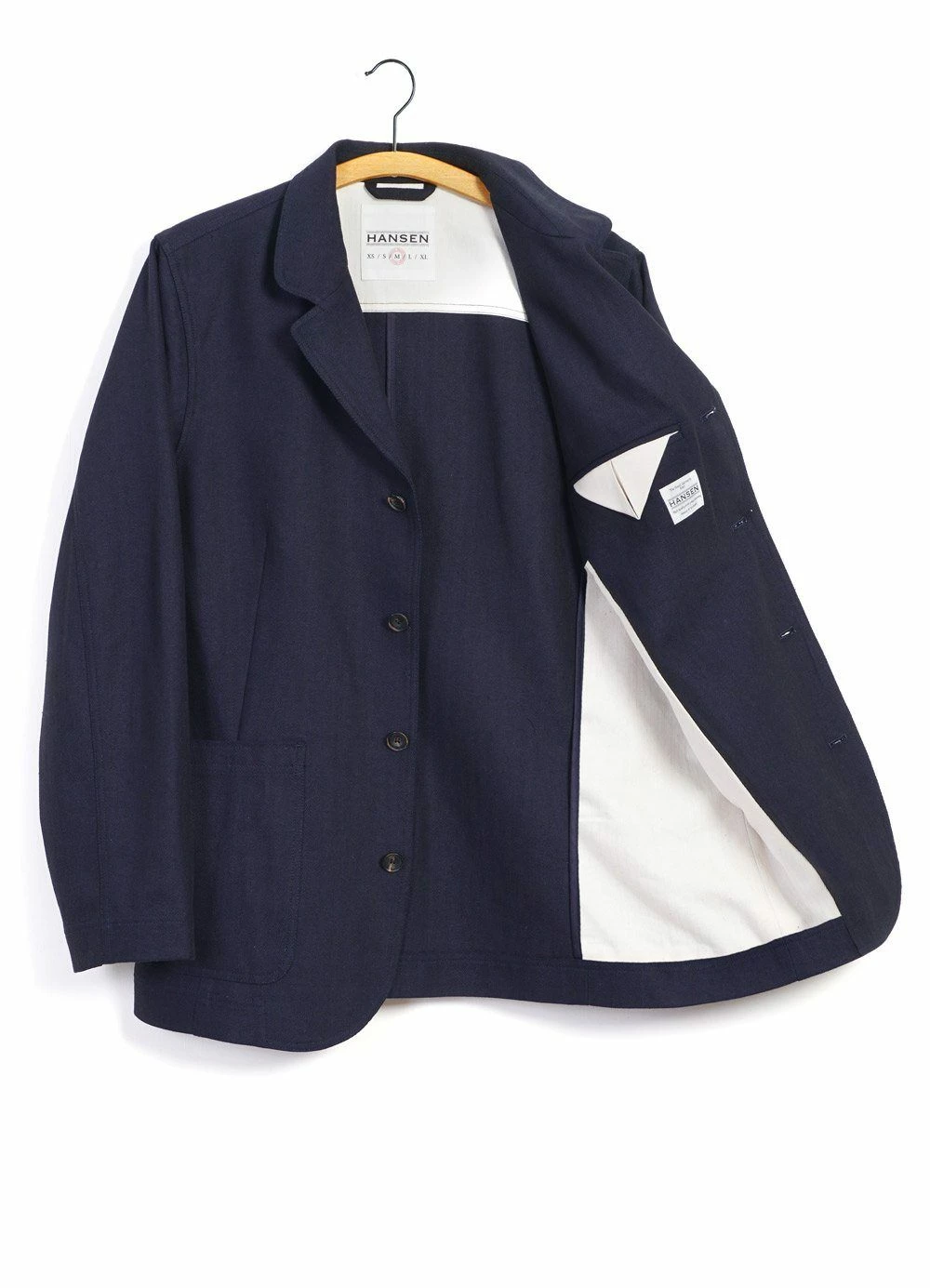 HANSEN GARMENTS LUKAS | Casual Blazer | Indigo 6 HANSEN GARMENTS LUKAS | Casual Blazer | Indigo - Image 4