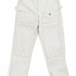KAPITAL LUMBER PANTS | Thin Canvas Trousers | Ecru
