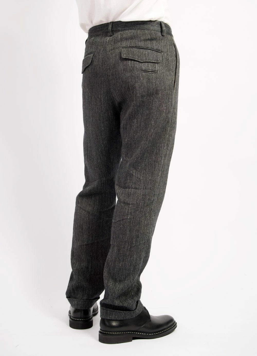HANSEN GARMENTS MADS | Loose Fit Trousers | Dark Navy 6 HANSEN GARMENTS MADS | Loose Fit Trousers | Dark Navy - Image 4