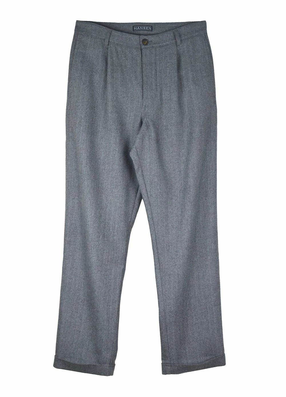 HANSEN GARMENTS MADS | Loose Fit Trousers | Grey Melange 3 HANSEN GARMENTS MADS | Loose Fit Trousers | Grey Melange