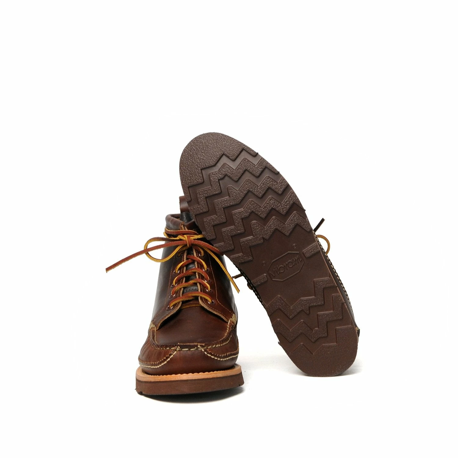 YUKETEN MAINE GUIDE DB | All Handsewn Lace To Toe Boots | G Brown 7 YUKETEN MAINE GUIDE DB | All Handsewn Lace To Toe Boots | G Brown - Image 5