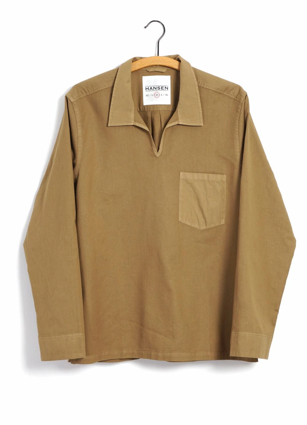 HANSEN GARMENTS MARIUS | Casual Pull On Shirt | Hay 3 HANSEN GARMENTS MARIUS | Casual Pull On Shirt | Hay
