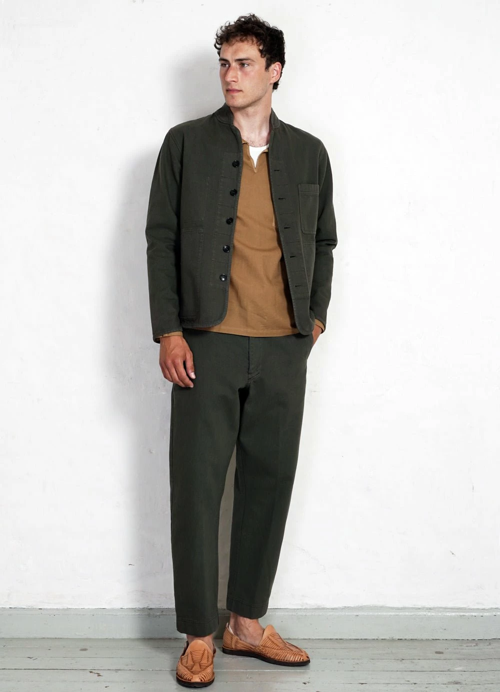 HANSEN GARMENTS MARIUS | Casual Pull On Shirt | Hay 4 HANSEN GARMENTS MARIUS | Casual Pull On Shirt | Hay - Image 2