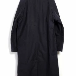 HANSEN GARMENTS MORTEN | Long Windbreaker Coat | Deep Sea -Heschung shop morten long windbreaker coat deep sea hansen garments 809326