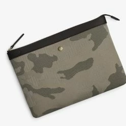 MISMO M/S POUCH LARGE | Sage Camo/Dark Brown