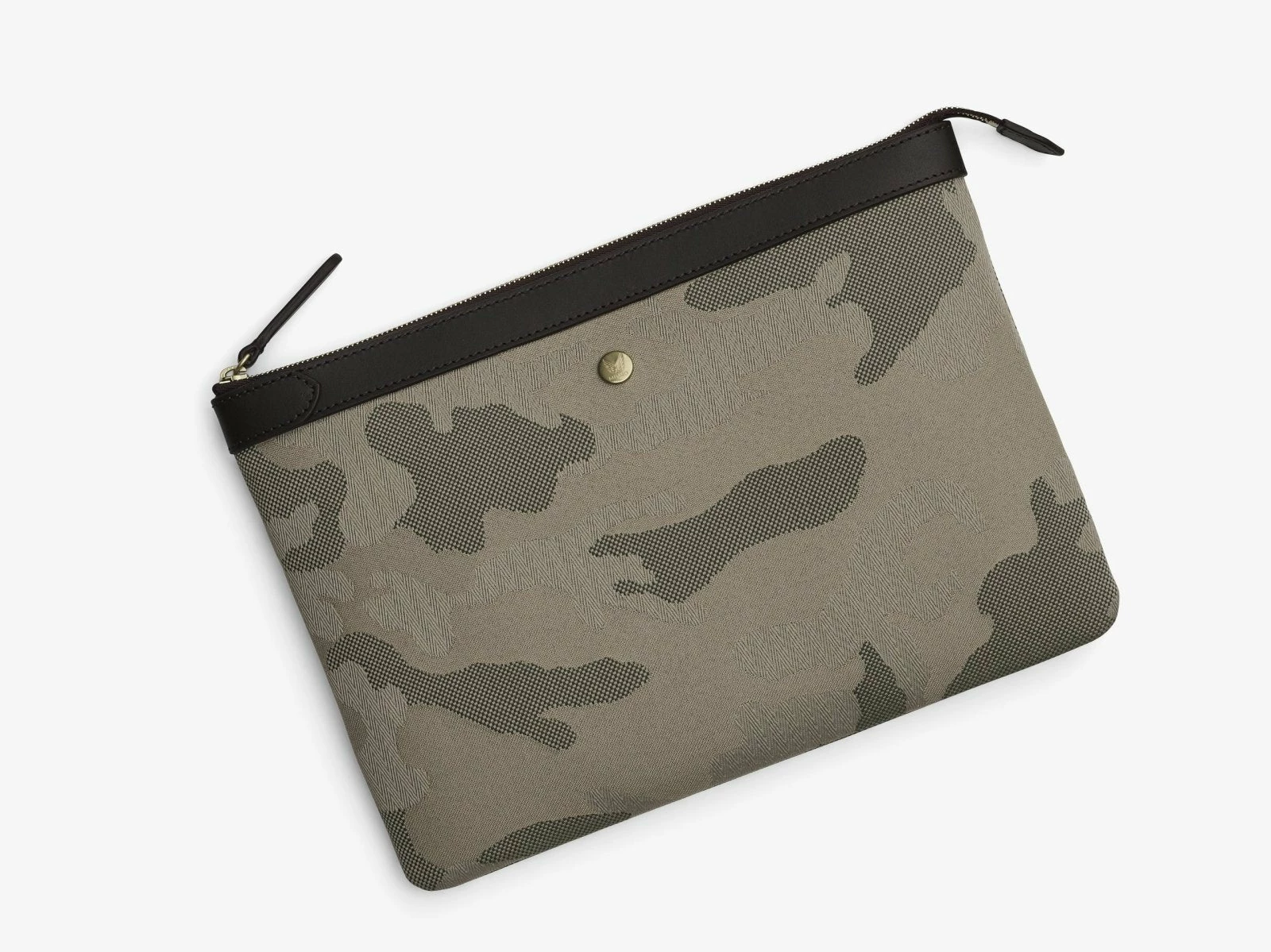 MISMO M/S POUCH LARGE | Sage Camo/Dark Brown 3 MISMO M/S POUCH LARGE | Sage Camo/Dark Brown