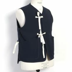 MOUNTAIN RESEARCH MT REVERSIBLE VEST | Navy -Heschung shop mt reversible vest navy mountain research 406144