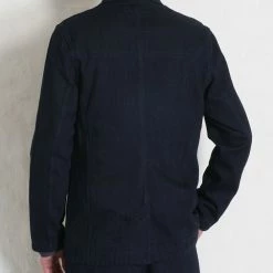 HANSEN GARMENTS NICOLAI | Informal 3-button Blazer | Black Indigo 10 HANSEN GARMENTS NICOLAI | Informal 3-button Blazer | Black Indigo -Heschung shop nicolai informal 3 button blazer black indigo hansen garments 538996