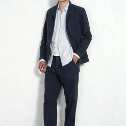 HANSEN GARMENTS NICOLAI | Informal 4-button Blazer | Black Navy 11 HANSEN GARMENTS NICOLAI | Informal 4-button Blazer | Black Navy -Heschung shop nicolai informal 4 button blazer black navy hansen garments 341161