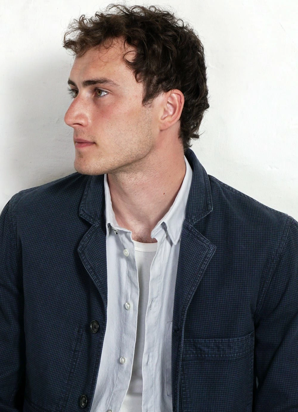 HANSEN GARMENTS NICOLAI | Informal 4-button Blazer | Black Navy 9 HANSEN GARMENTS NICOLAI | Informal 4-button Blazer | Black Navy - Image 7