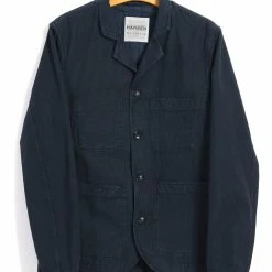 HANSEN GARMENTS NICOLAI | Informal 4-button Blazer | Black Navy