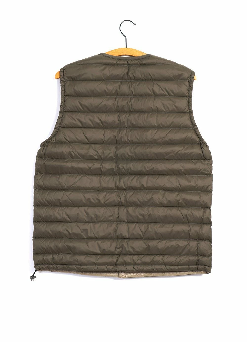 Danton NYLON TAFFETA | Padded Vest | Olive 4 Danton NYLON TAFFETA | Padded Vest | Olive - Image 2