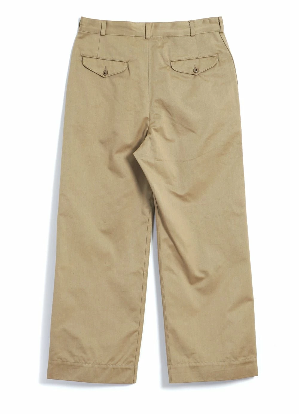 Monitaly OFFICER CHINO | Wide Fit Chino Pants | Khaki 4 Monitaly OFFICER CHINO | Wide Fit Chino Pants | Khaki - Image 2