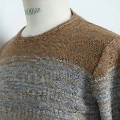 INIS MEÁIN OMBRÉ TUNIC | Linen Landscape Tunic | Beach/Stone 11 INIS MEÁIN OMBRÉ TUNIC | Linen Landscape Tunic | Beach/Stone -Heschung shop ombre tunic linen landscape tunic beachstone inis meain 220351