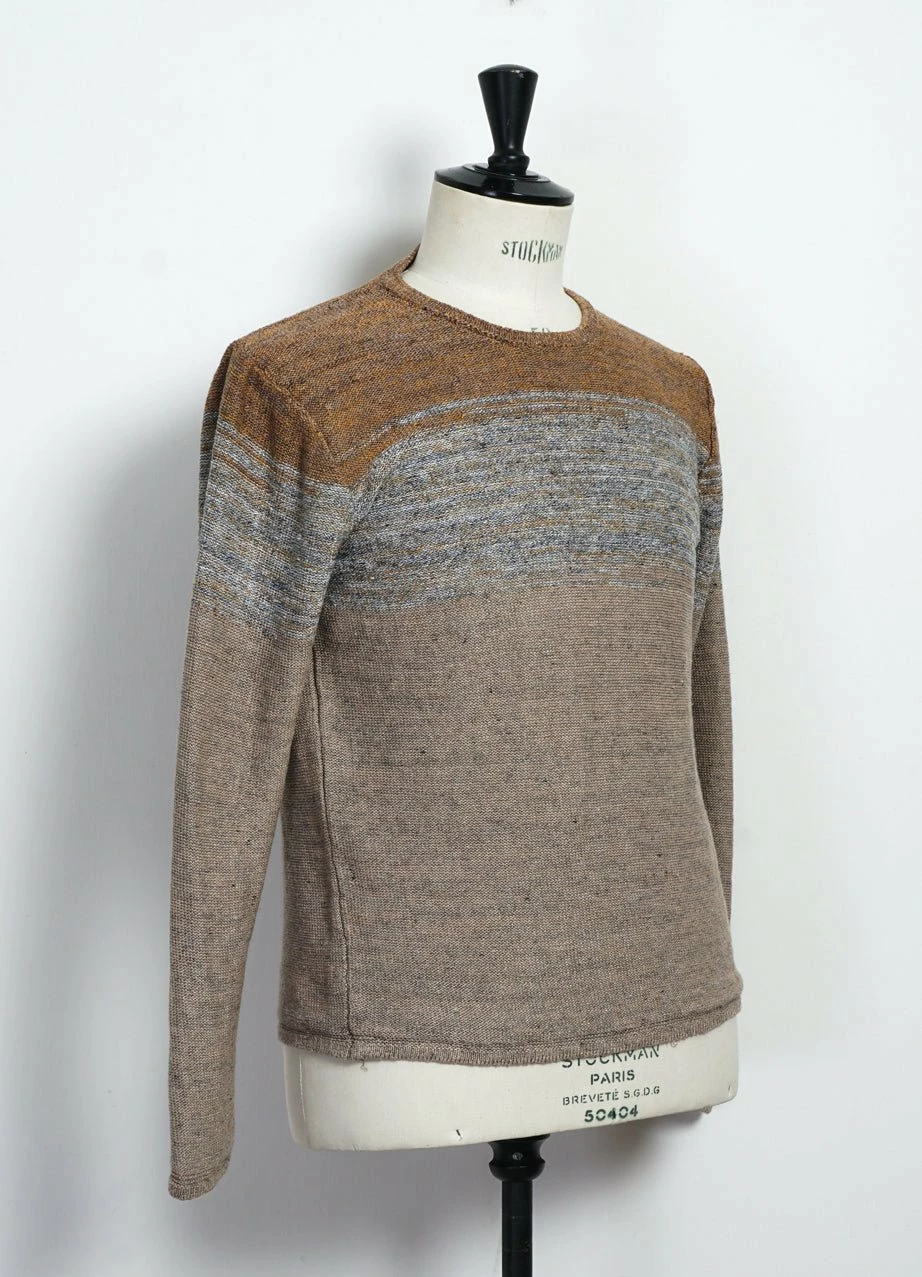 INIS MEÁIN OMBRÉ TUNIC | Linen Landscape Tunic | Beach/Stone 4 INIS MEÁIN OMBRÉ TUNIC | Linen Landscape Tunic | Beach/Stone - Image 2