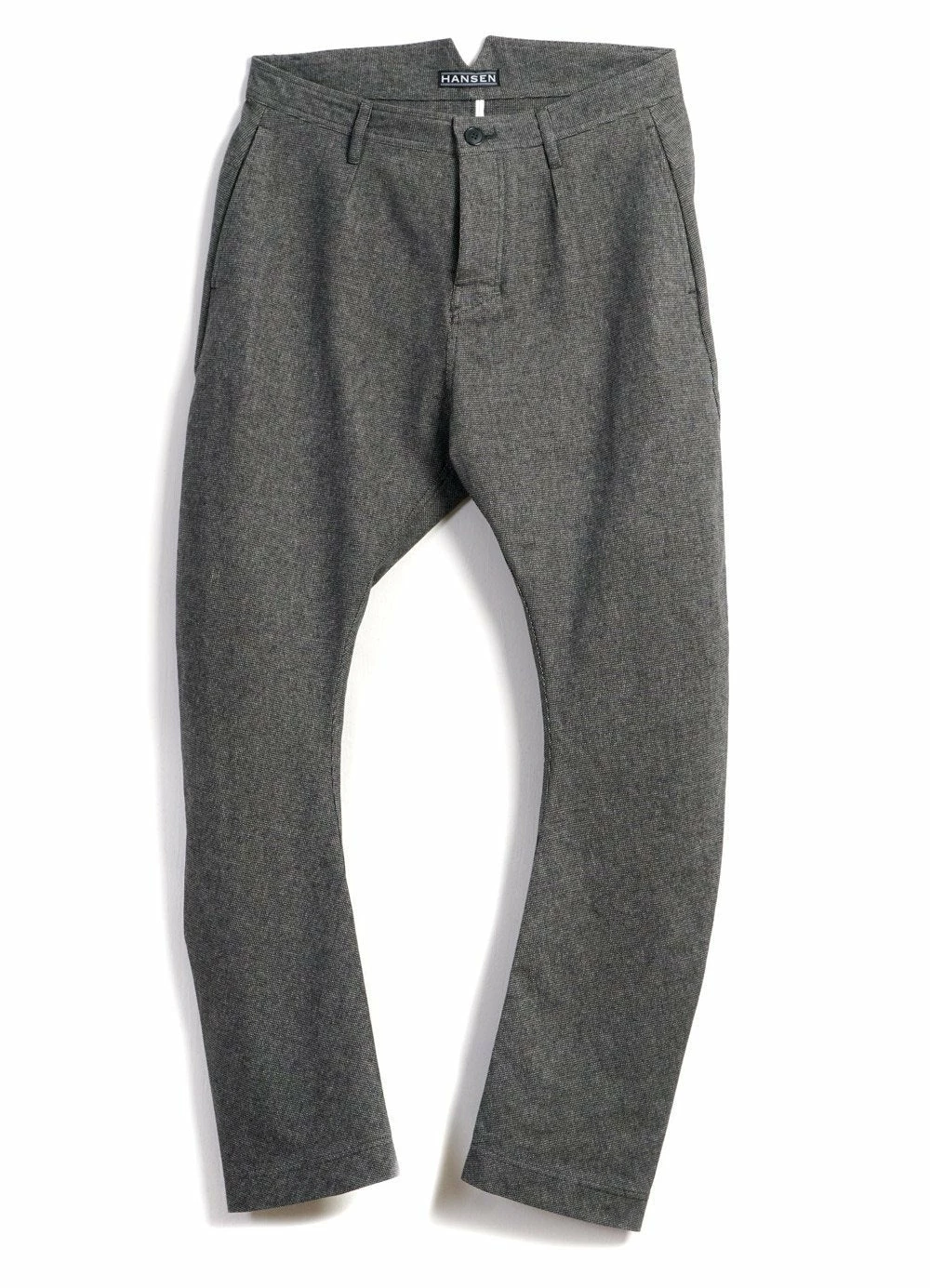 HANSEN GARMENTS OTTO | Curved Leg Trousers | Gravel 3 HANSEN GARMENTS OTTO | Curved Leg Trousers | Gravel