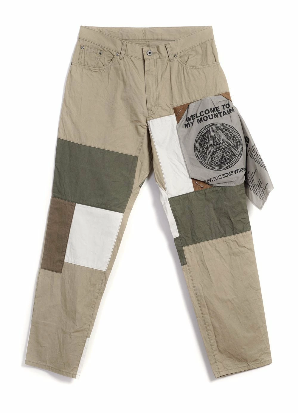 MOUNTAIN RESEARCH PATCHWORK PANTS | Beige 3 MOUNTAIN RESEARCH PATCHWORK PANTS | Beige