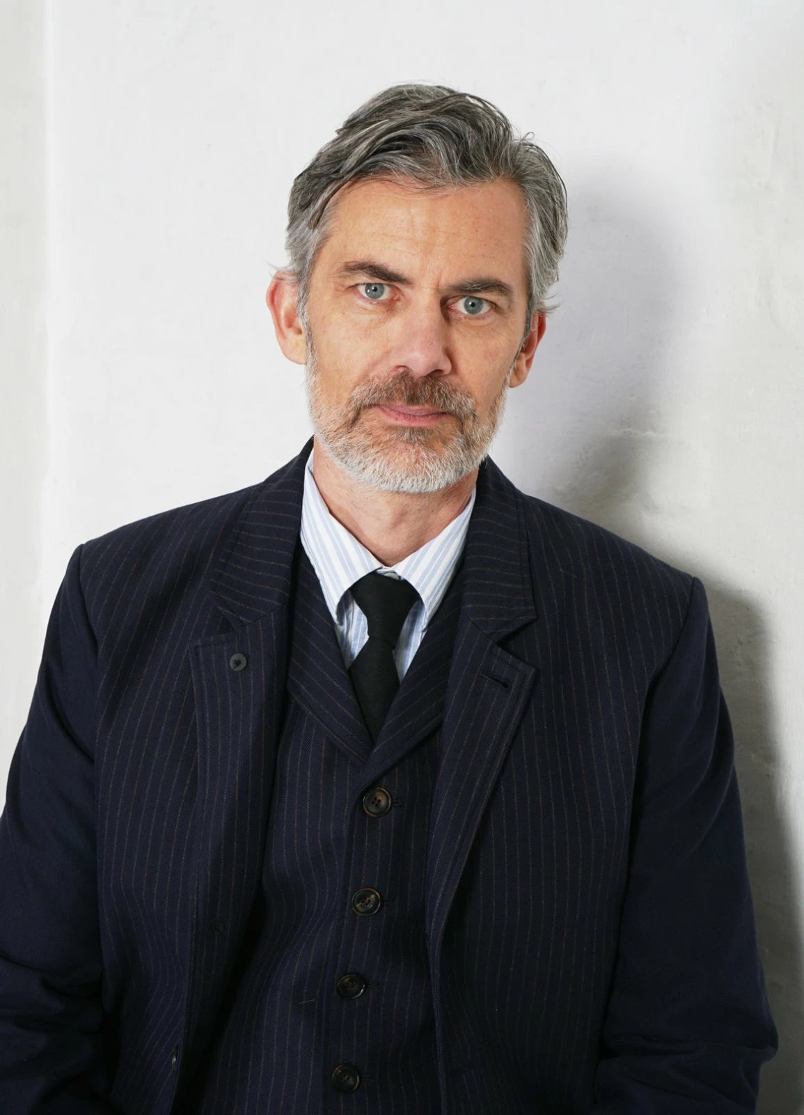 HANSEN GARMENTS RAYMOND | Relaxed Classic Shirt | Big Blue Stripes 5 HANSEN GARMENTS RAYMOND | Relaxed Classic Shirt | Big Blue Stripes - Image 3