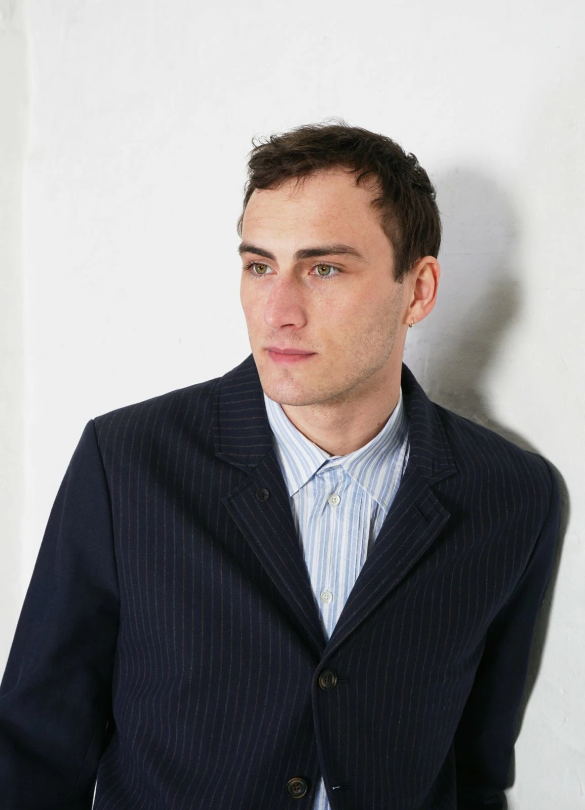 HANSEN GARMENTS RAYMOND | Relaxed Classic Shirt | Big Blue Stripes 4 HANSEN GARMENTS RAYMOND | Relaxed Classic Shirt | Big Blue Stripes - Image 2