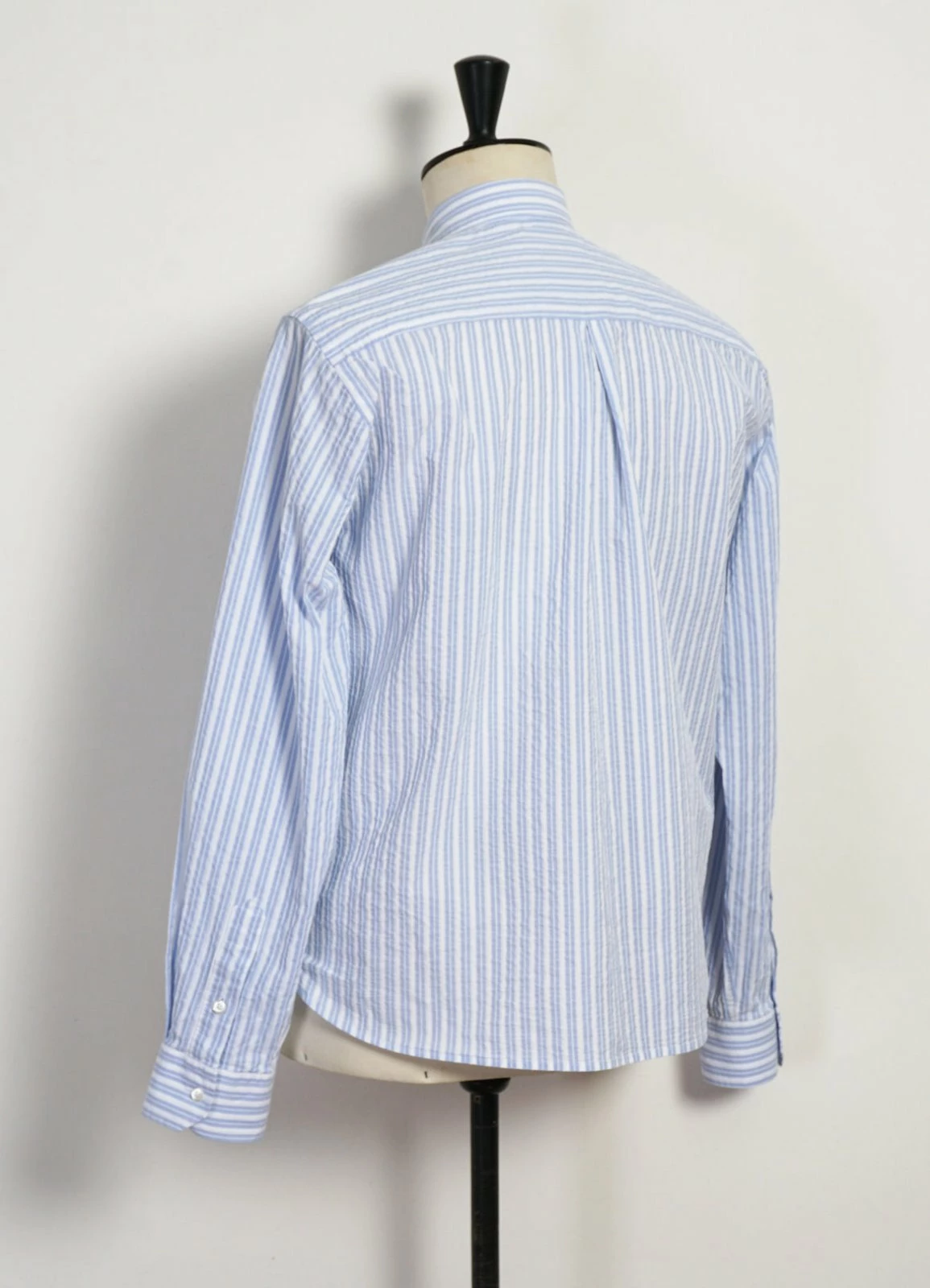 HANSEN GARMENTS RAYMOND | Relaxed Classic Shirt | Big Blue Stripes 10 HANSEN GARMENTS RAYMOND | Relaxed Classic Shirt | Big Blue Stripes - Image 8