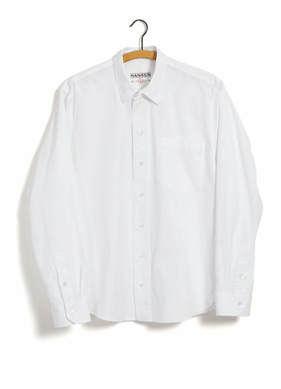 HANSEN GARMENTS RAYMOND | Relaxed Classic Shirt | White 3 HANSEN GARMENTS RAYMOND | Relaxed Classic Shirt | White