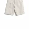 HANSEN GARMENTS ROBIN | Super Wide Pleated Shorts | Flax Nature 2 HANSEN GARMENTS ROBIN | Super Wide Pleated Shorts | Flax Nature -Heschung shop robin super wide pleated shorts flax nature hansen garments 570322