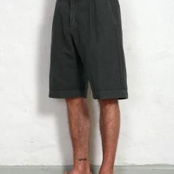 HANSEN GARMENTS ROBIN | Super Wide Pleated Shorts | Oxidized 9 HANSEN GARMENTS ROBIN | Super Wide Pleated Shorts | Oxidized -Heschung shop robin super wide pleated shorts oxidized hansen garments 795132