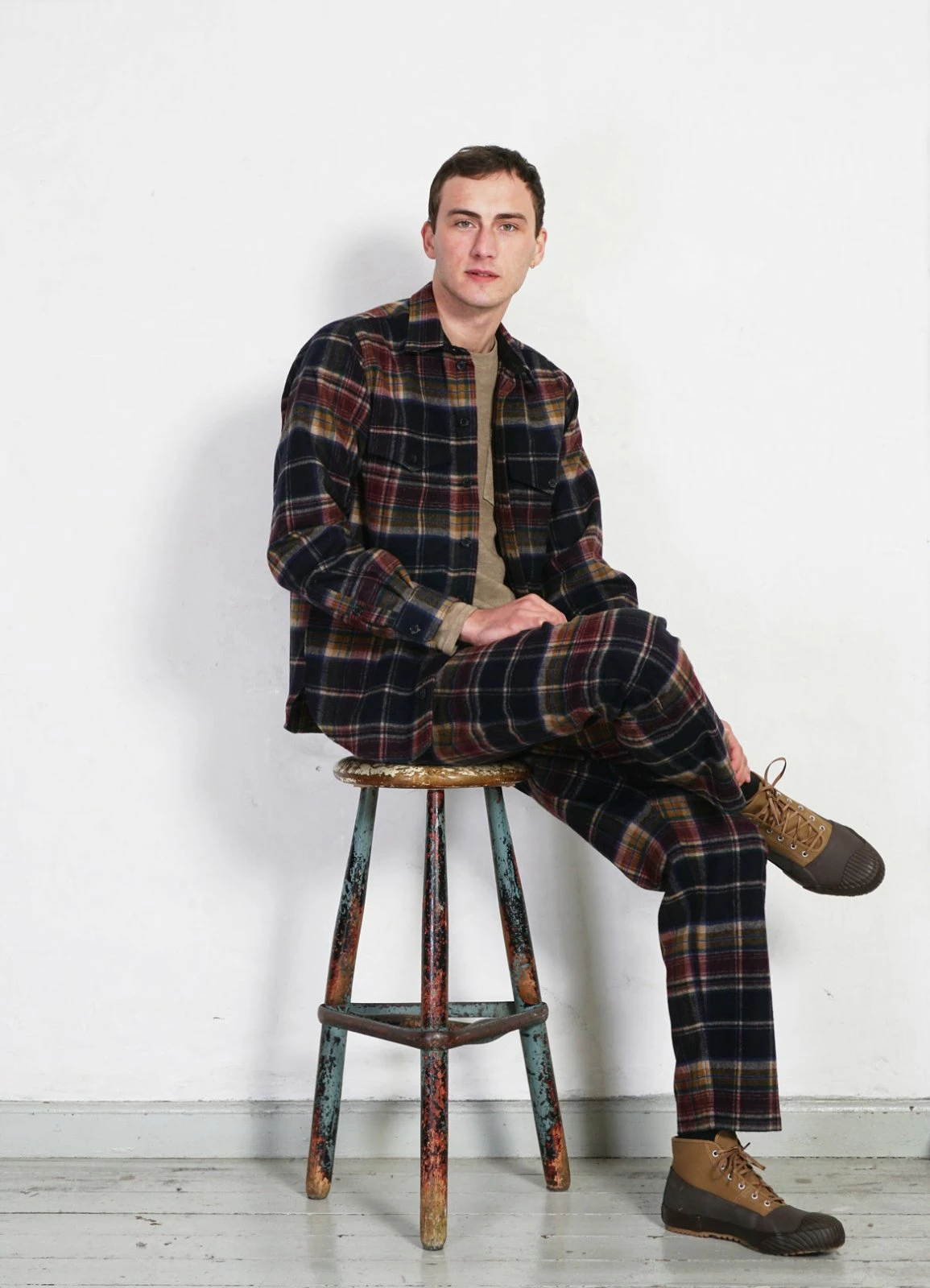 HANSEN GARMENTS RUBEN | Casual Over Shirt | Multi Colour Check 11 HANSEN GARMENTS RUBEN | Casual Over Shirt | Multi Colour Check - Image 9