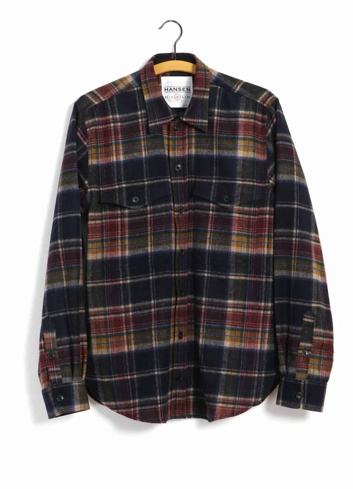 HANSEN GARMENTS RUBEN | Casual Over Shirt | Multi Colour Check 3 HANSEN GARMENTS RUBEN | Casual Over Shirt | Multi Colour Check