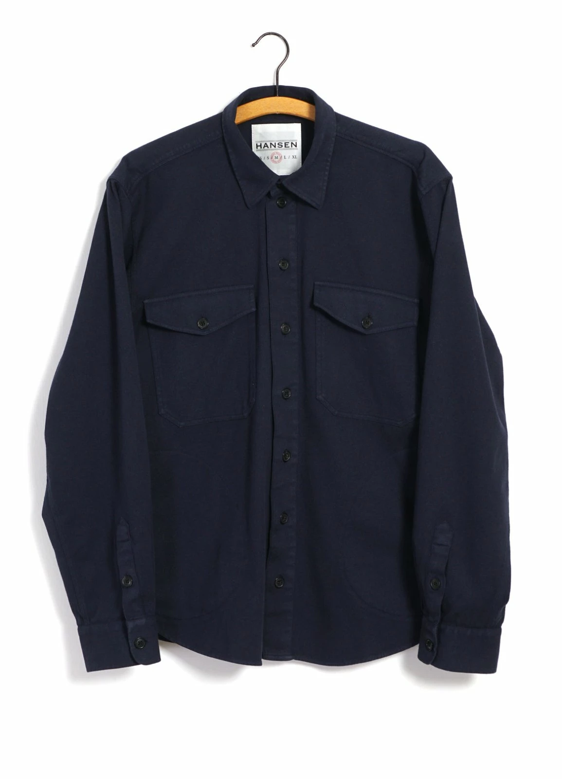 HANSEN GARMENTS RUBEN | Casual Over Shirt | Navy 3 HANSEN GARMENTS RUBEN | Casual Over Shirt | Navy