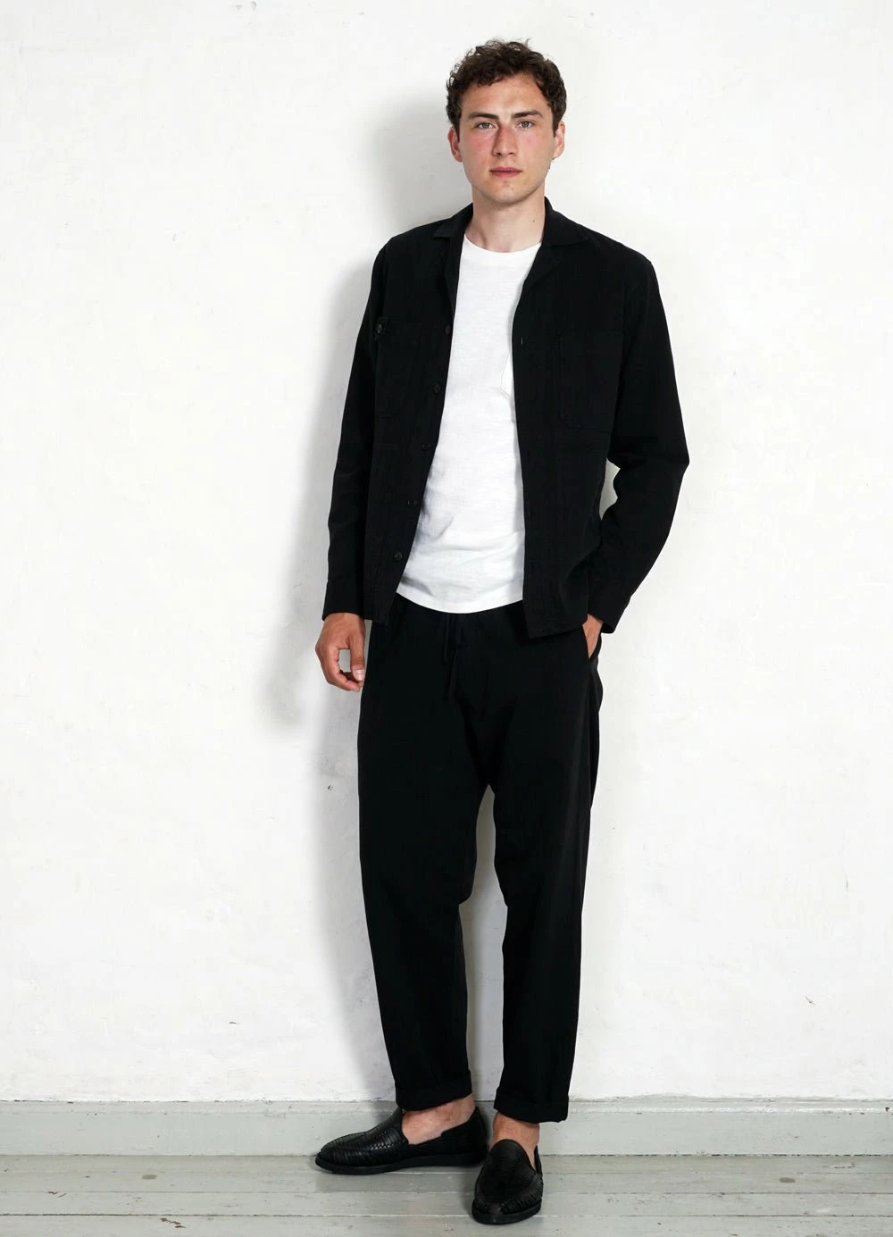 HANSEN GARMENTS SAM | Casual Over Shirt | Black 4 HANSEN GARMENTS SAM | Casual Over Shirt | Black - Image 2