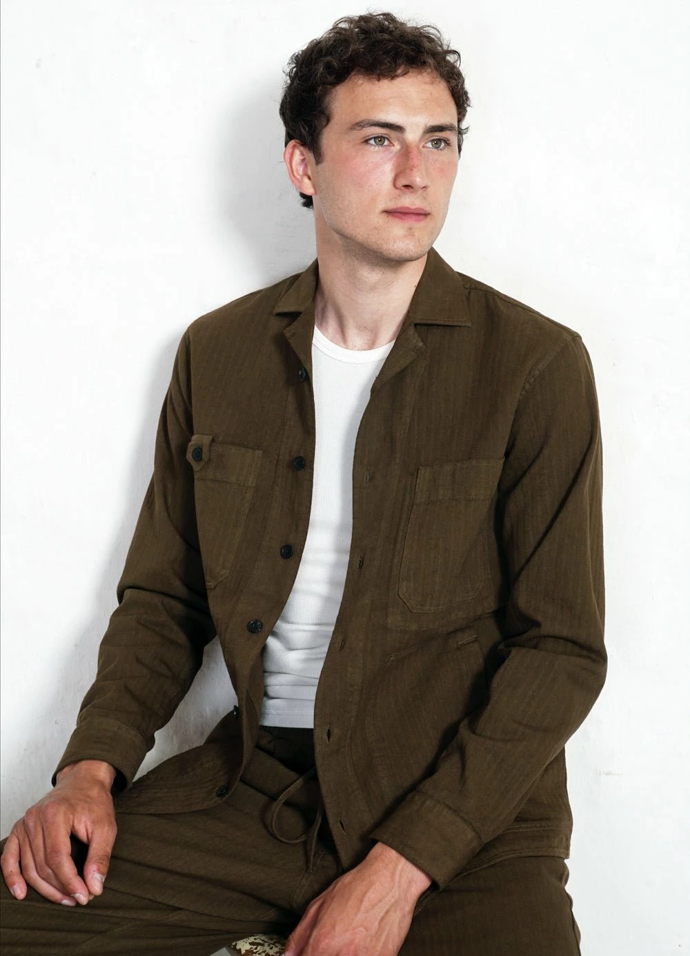 HANSEN GARMENTS SAM | Casual Over Shirt | Plant 4 HANSEN GARMENTS SAM | Casual Over Shirt | Plant - Image 2