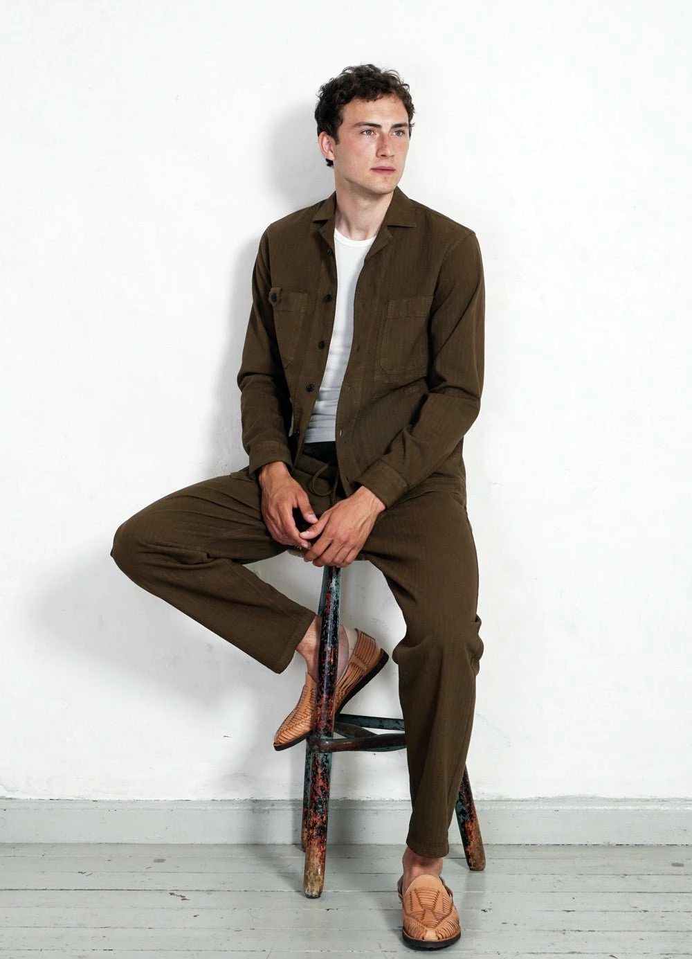 HANSEN GARMENTS SAM | Casual Over Shirt | Plant 10 HANSEN GARMENTS SAM | Casual Over Shirt | Plant - Image 8