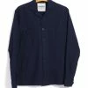 HANSEN GARMENTS SAM | Casual Over Shirt | Waffle Indigo 1 HANSEN GARMENTS SAM | Casual Over Shirt | Waffle Indigo -Heschung shop sam casual over shirt waffle indigo hansen garments 596007