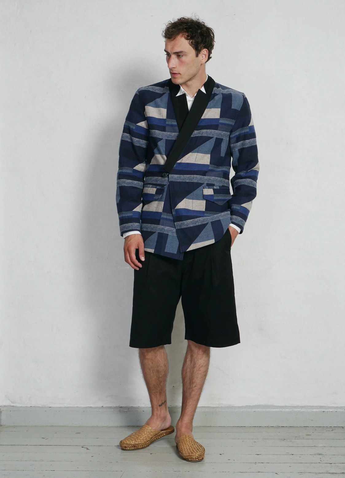 HANSEN GARMENTS FALK | Kakashi Blazer | Blue Mix 4 HANSEN GARMENTS FALK | Kakashi Blazer | Blue Mix - Image 2