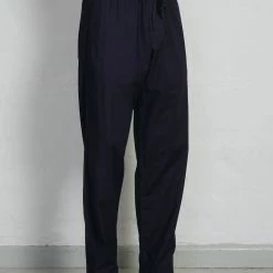 HANSEN GARMENTS JIM | Casual Drawstring Trousers | Blue 8 HANSEN GARMENTS JIM | Casual Drawstring Trousers | Blue -Heschung shop ss23 trousers jim blue 1