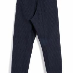 HANSEN GARMENTS SUNE | Pleated Wide Cut Trousers | Blue Pin 16 HANSEN GARMENTS SUNE | Pleated Wide Cut Trousers | Blue Pin -Heschung shop sune pleated wide cut trousers blue pin hansen garments 399861