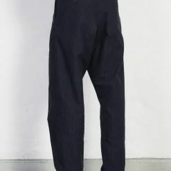 HANSEN GARMENTS SUNE | Pleated Wide Cut Trousers | Blue Pin 14 HANSEN GARMENTS SUNE | Pleated Wide Cut Trousers | Blue Pin -Heschung shop sune pleated wide cut trousers blue pin hansen garments 754757