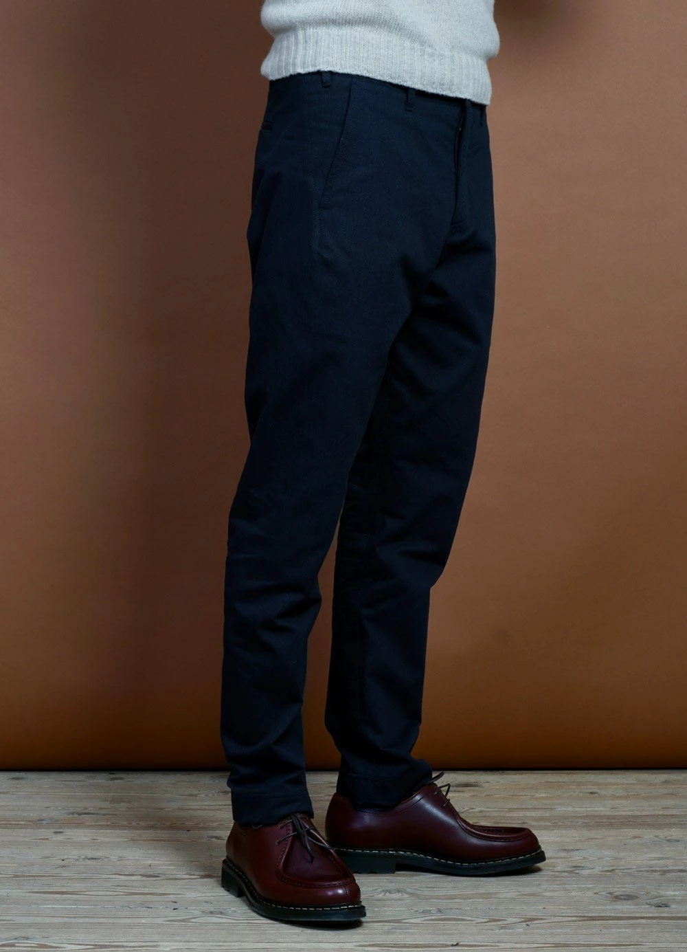HANSEN GARMENTS SVENNING | Slim Fit Trousers | Navy 7 HANSEN GARMENTS SVENNING | Slim Fit Trousers | Navy - Image 5
