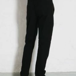 HANSEN GARMENTS SVENNING | Slim Fit Trousers | Black -Heschung shop svenning slim fit trousers black hansen garments 170706