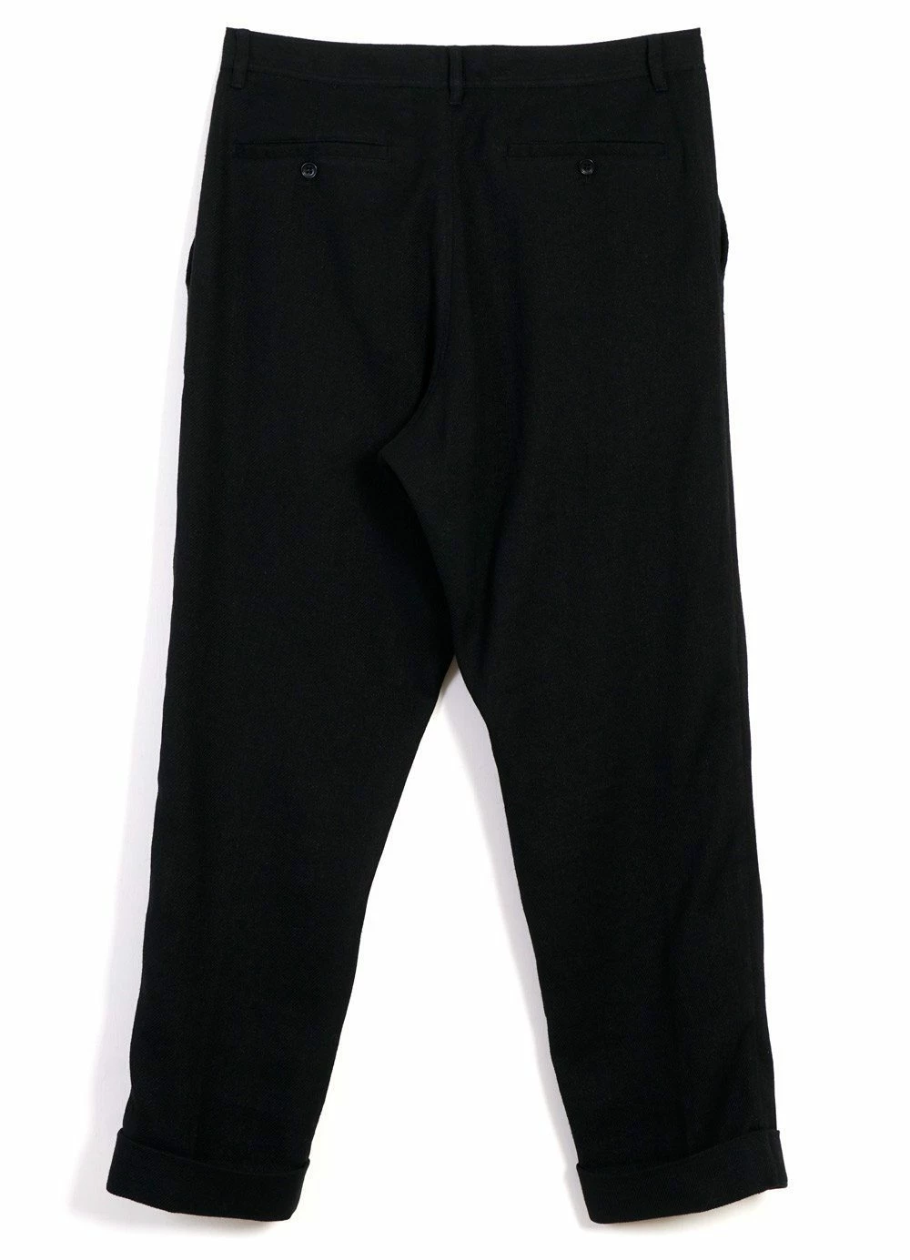 HANSEN GARMENTS SYLVESTER | Double Pleated Trousers | Black 4 HANSEN GARMENTS SYLVESTER | Double Pleated Trousers | Black - Image 2