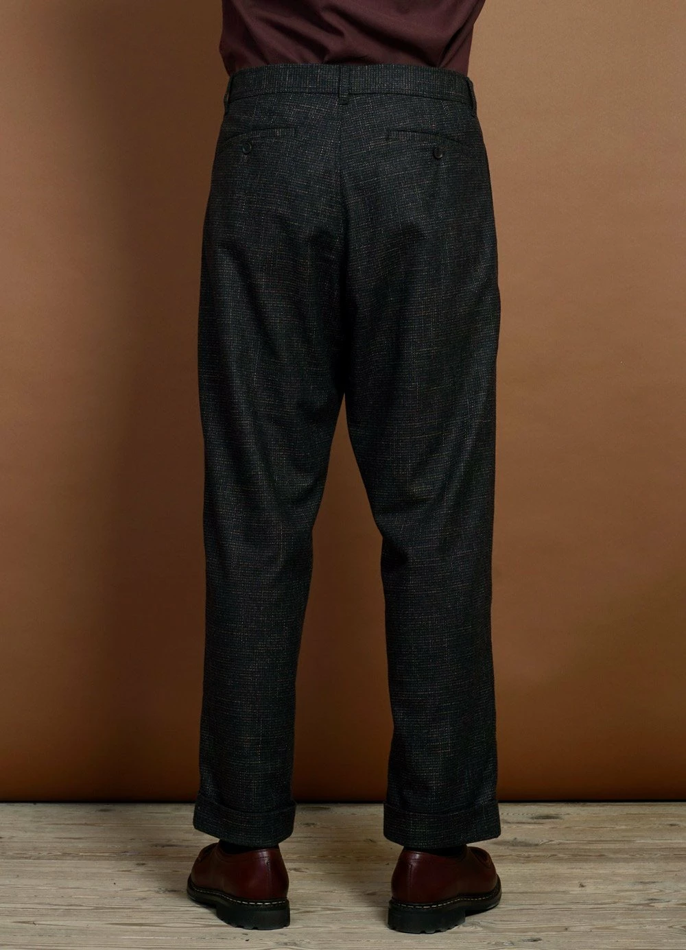 HANSEN GARMENTS SYLVESTER | Double Pleated Trousers | Macchiato 9 HANSEN GARMENTS SYLVESTER | Double Pleated Trousers | Macchiato - Image 7